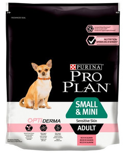 Purina Pro Plan Dog Food Adult Small & Mini OptiDerma Sensitive Skin 700g