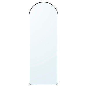 LINDBYN Mirror, black, 60x170 cm
