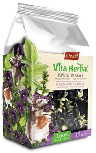 Vitapol Vita Herbal Complementary Food for Rabbits & Rodents Mallow Flower 15g