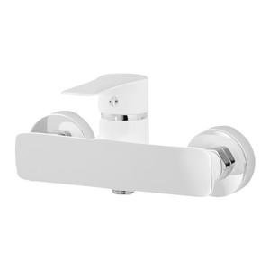 GoodHome Shower Mixer Tap Wicie, white
