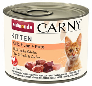 Animonda Carny Kitten Veal & Chicken Cat Wet Food 200g