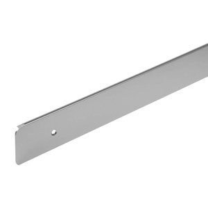 Kitchen Worktop Side Strip, right, 40 mm, silver