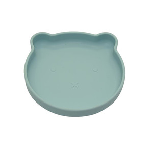 Bo Jungle B-Suction Plate Bear Mint Blue