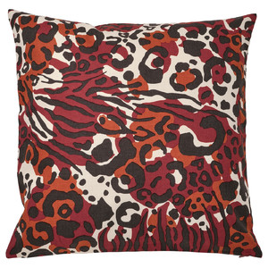 KAPHYACINT Cushion cover, brown-red, 50x50 cm