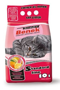 Cat Litter Super Benek Citrus Freshness 10L