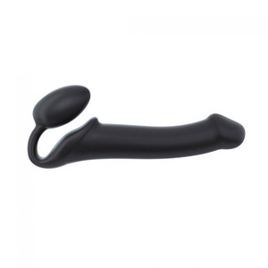 Strap-on-me Silicone Bendable Dildo Black L