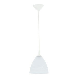 Pendant Lamp 1 x 75W E27, alabaster