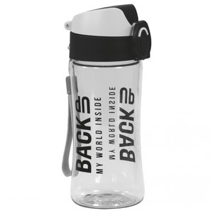 Water Bottle Backup 0.4l, grey/black