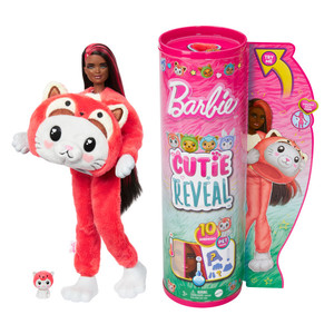 Barbie Cutie Reveal Doll Kitten Red Panda HRK23 3+