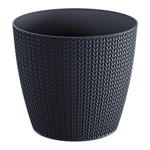 Plant Pot Wheaty 21.8 cm, anthracite