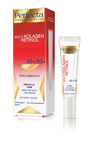 Perfecta Multi-Kolagen Retinol 40+/50+ Eye Cream Strong Smoothing Shadow Reduction 15ml