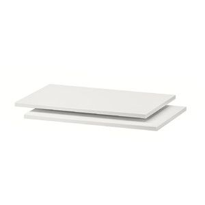 TROFAST Shelf, white, 30 cm, 2 pack