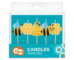 Candles Pickers Set of 5pcs Bees