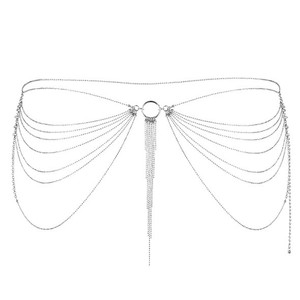 Bijoux Indiscrets Metallic Chain Waist Jewelry Magnifique (silver)