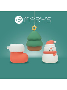 MARY'S LED Holiday Night Light Set (Boot, Tree, Snowman) with RGB, White