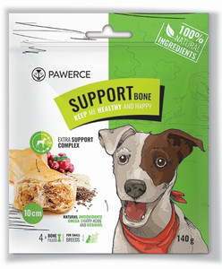 Pawerce Support Bone for Dogs Small Breeds 4pcs/140g