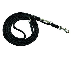 CHABA Adjustable Dog Leash Twine - 10mm x 130/220cm, black