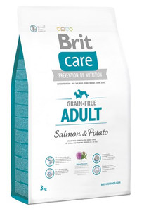 Brit Care Dog Food Grain Free Adult Salmon & Potato 3kg