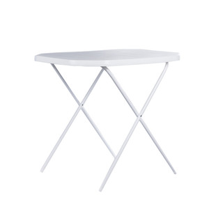 Patio Garden Table 70x50cm, white