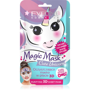 Eveline Magic Mask Purifying 3D Sheet Mask Cute Unicorn
