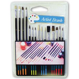 Artist Brush Set of Paintbrushes for School 15pcs