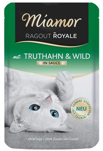 Miamor Ragout Royale Cat Food with Turkey & Venison in Gravy 100g
