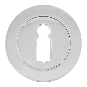 Door Escutcheon 950, round, chrome