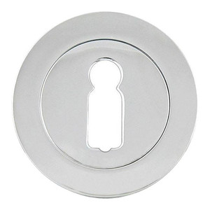 Door Escutcheon 950, round, chrome