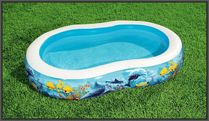 Bestway Inflatable Family Pool 262x157x46cm 3+