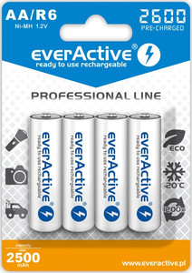 EverActive Professional Line R6/AA 2600mAH Batteries 4 Pack