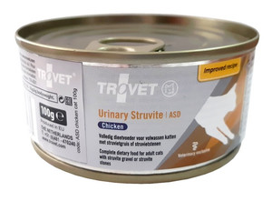 Trovet ASD Urinary Struvite Wet Cat Food with Chicken Can 100g