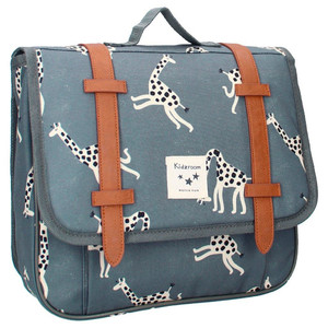 Kidzroom School Backpack Giraffe Blue