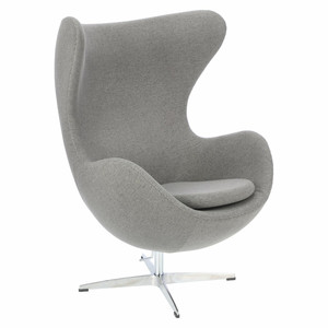 Armchair Egg Easy Clean Premium, grey