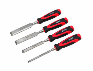 AW Woodworking Chisel Set 4pcs 6-24, plastic handle