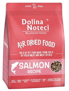 Dolina Noteci Superfood Air Dried Dry Dog Food Salmon Recipe 1kg
