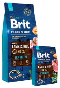 Brit Dog Food Premium By Nature Sensitive Lamb 3kg
