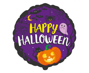 Halloween Foil Balloon Happy Halloween 48cm