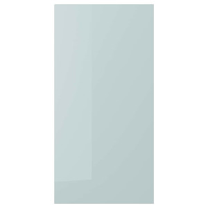 KALLARP Door, high-gloss light grey-blue, 60x120 cm