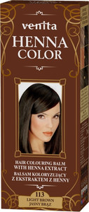 VENITA Henna Color Herbal Hair Colouring Balm - 113 Light Brown
