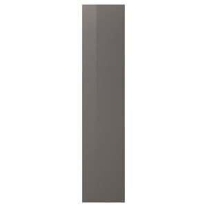 FARDAL Door, high-gloss grey, 50x229 cm