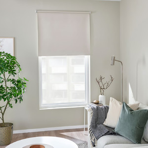 FÖNSTERBLAD Block-out roller blind, beige, 120x155 cm
