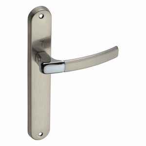 Gamet Door Handle Carino, brushed nickel/chrome