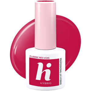 Hi Hybrid Nail Polish - No.245 Classic Red 5ml