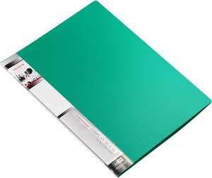 10 Pocket Display Book Folder PP A4, green