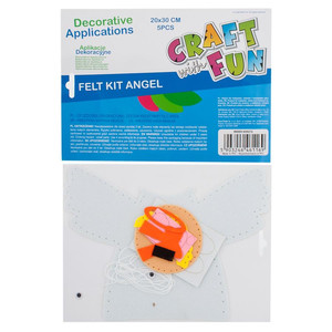 Craft Creative Set Felt Kit Angel 20x30cm 5pcs