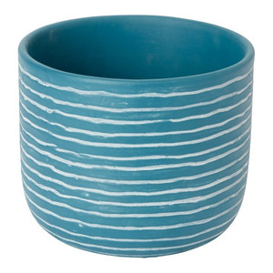 Ceramic Plant Pot GoodHome 17 cm, blue