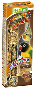 Nestor Classic Stick for Large Parakeets with Nuts 2pcs