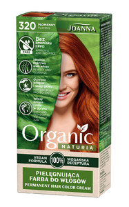 Joanna Naturia Organic Permanent Hair Color Cream Vegan no. 320 Flaming