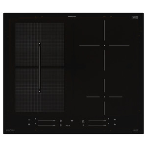SMAKLIG Induction hob, black IKEA 500 black, 59 cm
