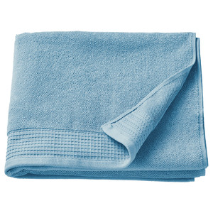 VINARN Bath towel, blue, 70x140 cm